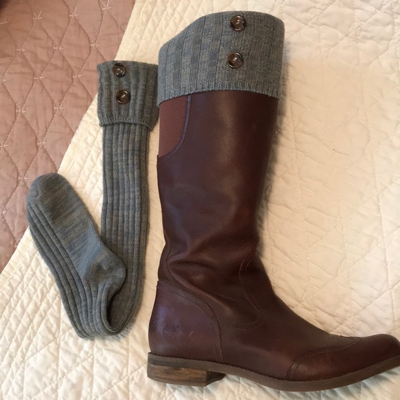 Accessories - Tall Foldover Boot Socks